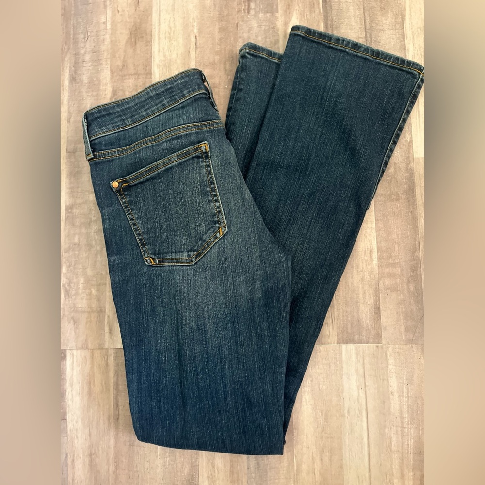 Pilcro and the Letterpress by Anthropologie Dark Wash Skinny Jeans Sz 27
